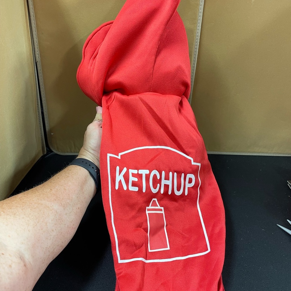 Halloween ketchup costume